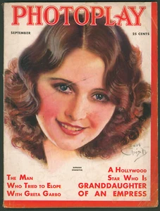 Photoplay September 1931 Barbara Stanwyck~Marlene Dietrich~Clara Bow~Greta Garbo - Picture 1 of 11