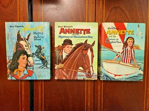LOT OF 3 WALT DISNEY'S ANNETTE WHITMAN PUBLISHING CO. HC GLOSS PICTORIAL COVERS - Picture 1 of 10