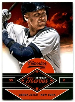 2014 PANINI CLASSICS OCTOBER HEROES DEREK JETER NEW YORK YANKEES #10 - Image 1 of 2