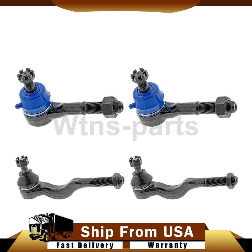 Extremos de varilla de amarre delanteros interiores exteriores Mevotech 4x para Mitsubishi Montero 1994-2000 3,5 L Foto 1 de 4