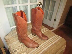 Frye Tall 5804 Brown Cowgirl Western Boots made in Spain Women's size 6