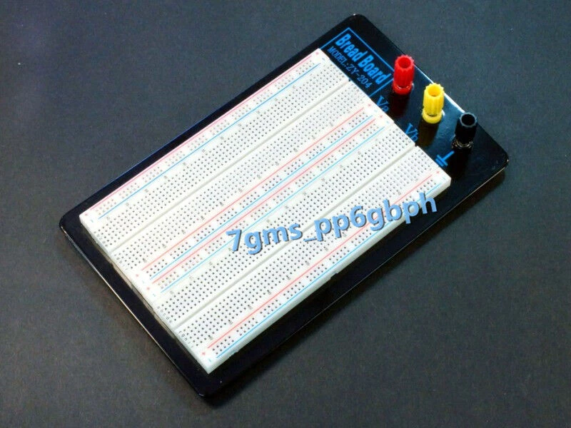 1 PIEZA ZY-204 Placa de Pan Sin Soldadura Protoboard 1660 Posiciones Grande con Plátano # - Imagen 1 de 4
