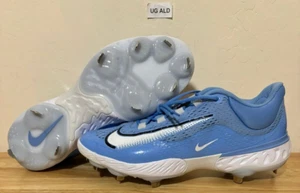 Nike Alpha Huarache Elite 4 Low UNC Blue Baseball Cleats Sz Men's 14 FN7222-600 - Picture 1 of 8