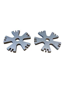 Jerry Beagley Spider Spur Rowel – Premium Western Spur Replacement Rowel 4-658 - Picture 1 of 1