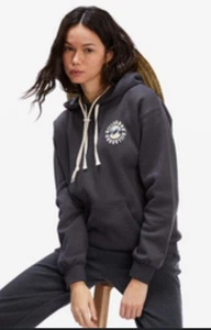 Billabong Ramblin' Road Dark Gray Hoodie Kangaroo Pockets Women’s XS NWOT - Picture 1 of 16