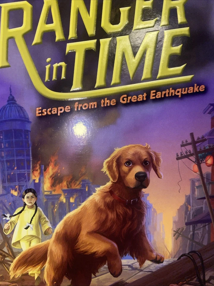 Ranger in Time Escape from the Great Earthquake Book NEW!! Foto 1 de 1