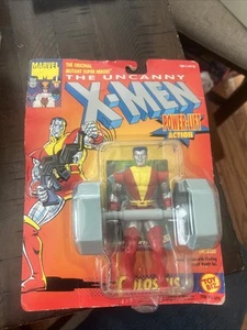 ⚡️❄️ 1993 Toy Biz Marvel Comics X-Men Action Figure NIB Colossus Power Lift - Picture 1 of 11