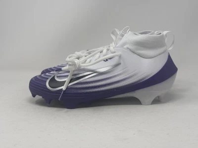 Nike Air Zoom Vapor Pro 1 White/Purple Mens Football Cleats New HM8850-101 - Image 1 of 4