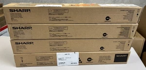 Sharp Genuine MX61NT Toner Set CMYK MX-61NT-CA MX-61NT-MA MX-61NT-YA MX-61NT-BA - Picture 1 of 5
