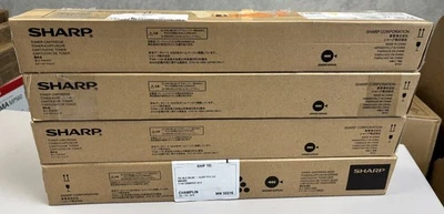 Sharp Genuine MX61NT Toner Set CMYK MX-61NT-CA MX-61NT-MA MX-61NT-YA MX-61NT-BA - Image 1 of 4