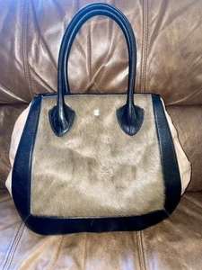 Pour La Victoire Handbag, Leather / Horse Hair, Large Tote - Picture 1 of 6