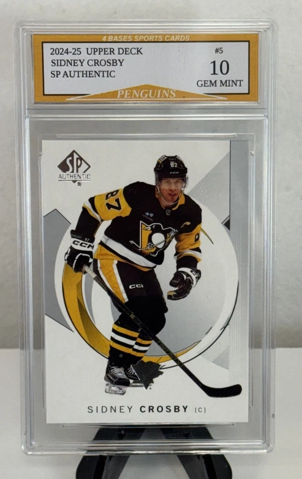 2024-25 Upper Deck Sidney Crosby SP Authentic Penguins Card #6 Gem Mint 10! - Image 1 of 1