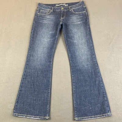 American Eagle Jeans Womens 12 Regular Blue Favorite Boyfriend Bootcut - Image 1 of 4