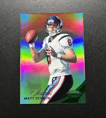 2012 Panini Certified Matt Schaub Mirror Emerald 1/5 #39 - Image 1 of 2