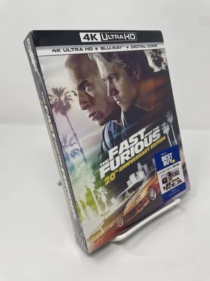 The Fast & the Furious 20th Anniversary 4K UHD Blu-ray Steelbook, Best Buy Set Foto 1 de 4