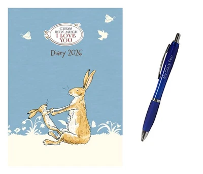 Guess How Much I Love You A6 Diary 2026 + EXCLUSIVE LIMITED EDITION PEN