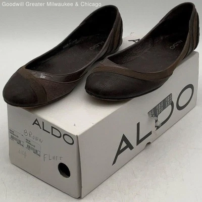 Zapatos planos de ballet sin cordones Aldo para mujer marrón punta redonda talla EU 40 Foto 1 de 4