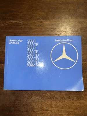 Libretto uso e manutenzione Mercedes Tutti W123 T Model 1982 codice 1235844482 - Immagine 1 di 4