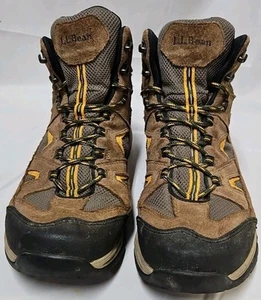 LL Bean  Dri-Lex Waterproof Brown Hiking Boots. Men's Size 10.5 M Outdoors GUC  - Picture 1 of 11
