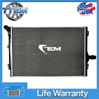 For 2004-2015 Audi A3 TT VW Golf Jetta 2.0L Radiator OE Style Aluminum Core 2822 - Image 1 of 4