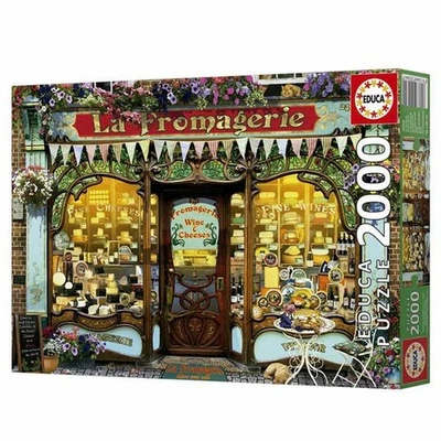 Puzzle Educa The fine cheese shop - Imagen 1 de 3