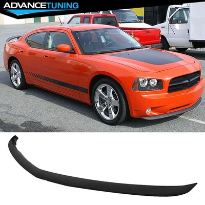 Fits 05-10 Dodge Charger RT SXT VIP Style Front Bumper Lip Chin Splitter - PU Foto 1 de 4