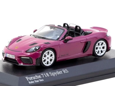 PORSCHE 719 Spyder RS - Limited  - ruby star neo - Minichamps 1:64 - Immagine 1 di 4