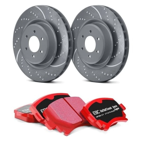 For Toyota Corolla 09-22 2-Pc 3GD Series Sport Slotted Brake Rotor Kit - Image 1 of 1