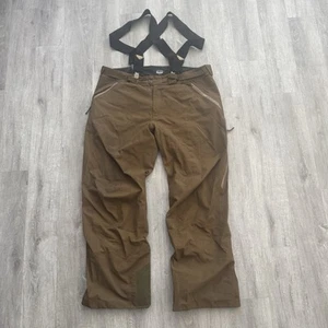 ArcTeryx Ventii 2 Size XXL Olive Green Goretex Recco Snow Ski Pants W/Suspenders - Picture 1 of 14