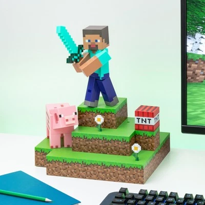 Lampe - Minecraft: Steve Diorama (Neuwertig) - Bild 1 von 4