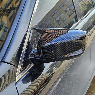 Carbon Fiber Side Mirror Cover Cap For 2008-2013 Honda Accord 2009 2010 2011 Foto 1 de 4