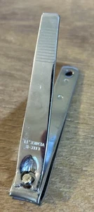 Vintage Silver Tone Lite-R Toe Nail Clippers Made In Venice FL USA 3.25" - Picture 1 of 3