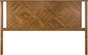 Ethan King Wood Headboard Only - Rustic & Scandinavian Style Without Bed Fram... - Picture 1 of 9
