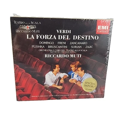 Verdi LA FORZA DEL DESTINO Muti Domingo Freni [EMI 3 CD Box Set] New-Sealed - Image 1 of 3