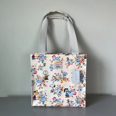 Cath Kidston цветочный Snoopy поле средний книга сумка/сумка с короткими ручками новый с Ярлыками - Изображение 1 из 4