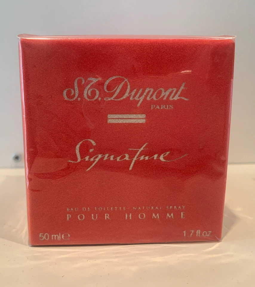 (2) 1.7 Fl Oz .T. Dupont Signature by S.T. Dupont EDT for Men BOX Lot