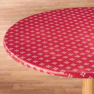 Vinyl Table Cover FITTED 40-44" 45-56" Round 42x68" Oval/Oblong - Picture 1 of 8