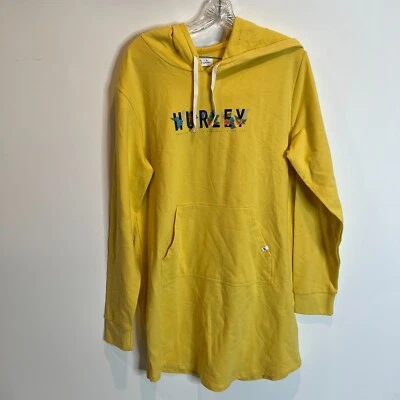 Hurley Brand XL Yellow Graphic Hooded Dress-New - Image 1 of 4