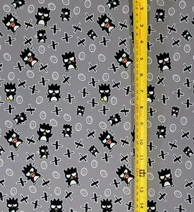BAD BADTZ MARU GREY FABRIC (HALF-YARD OR 1-YARD) - Picture 1 of 4