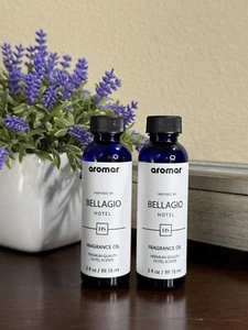 SET OF 2 AROMAR 2oz PREMIUM QUALITY HOTEL FRAGRANCE OILS! INSPIRED BY BELLAGIO - Picture 1 of 2