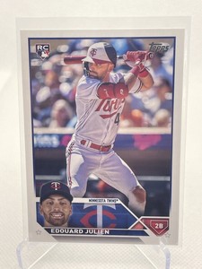 2023 Topps Update Series Base # US222 Edouard Julien - Minnesota Twins RC