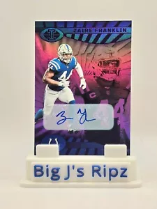 2024 Panini Illusions Purple Zaire Franklin Auto 28/49 SSP - Picture 1 of 2