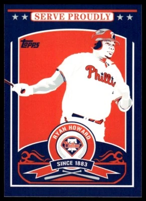 2009 Topps Updates & Highlights Propaganda Ryan Howard R39 Philadelphia Phillies - Image 1 of 2