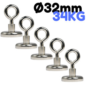GRADE N38 25x8 mm M5 HAKEN EINSCHRAUBBAR SUPER MAGNETE NEODYM TOPF MAGNET GRADE N38 25x8 mm M5 HAKEN EINSCHRAUBBAR SUPER MAGNETE NEODYM TOPF MAGNET