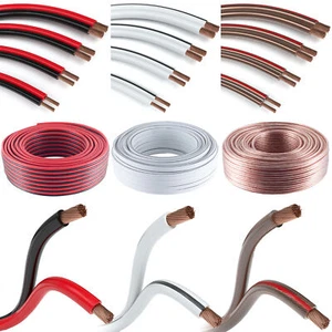 10m - 100m Lautsprecherkabel Boxenkabel Boxen Lautsprecher Hifi Audio Kabel Auto - Bild 1 von 28