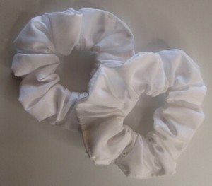 2pc Niños Y Niñas Estiramiento Cabello Blanco Cola De Pelaje 2pc Niños Y Niñas Estiramiento Cabello Blanco Cola De Pelaje