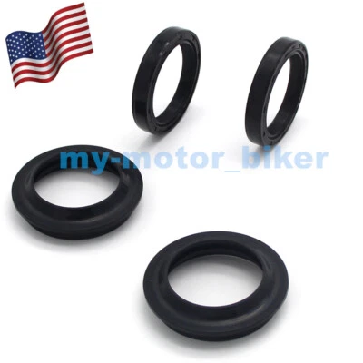 Kit de poeira de vedação de garfo dianteiro para Suzuki LS650 Savage 1986-04/Boulevard S40 2005-2017 - Imagem 1 de 4