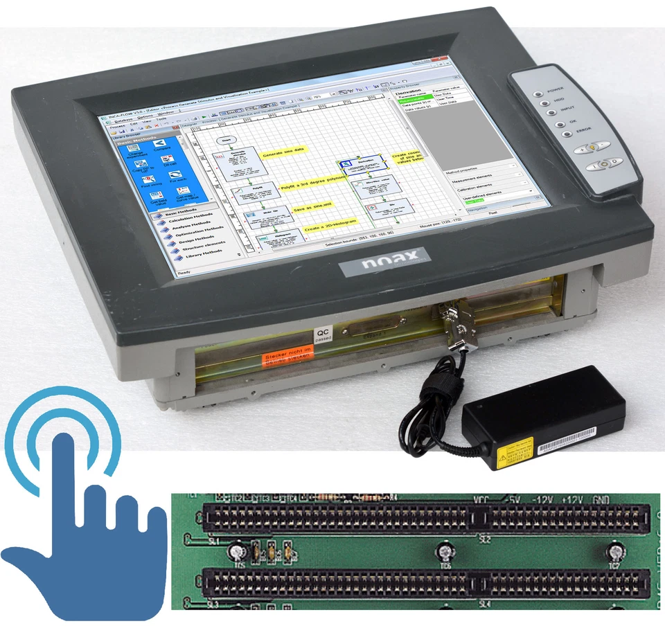 15" 38Cm Noax Panel Pc K-C400A-15Tx Rs-232 2X Isa Pci Tty Win 2000 Touchscreen - Image 1 of 1