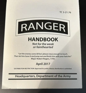 Ranger Handbook (Not for the weak or fainthearted) 2017 Edition - Picture 1 of 3