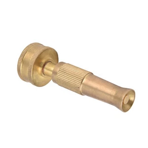 Adjustable Twist Nozzle Heavy Duty Solid Brass Thicken Garden Hose Sprayer A LLI - Picture 1 of 22